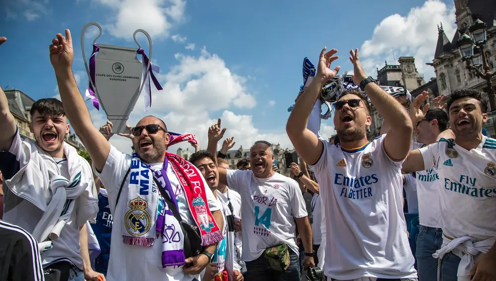 La Fan Zone del Real Madrid en París La Fan Zone del Real Madrid en París