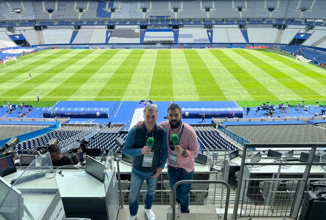 Fernando Burgos y Alberto Pereiro: "París es la ciudad que más Champions ha visto ganar al Real Madrid" Fernando Burgos y Alberto Pereiro: "París es la ciudad que más Champions ha visto ganar al Real Madrid"