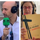 Miguel Portillo, gerente de ADRI Cerrato Palentino y Concha Lobejón, la "profe de los libros"