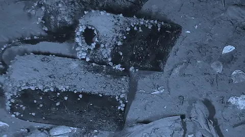 Fotografía cedida hoy por la Presidencia de Colombia que muestra los restos del galeón San José, sumergidos en el Mar Caribe colombiano Fotografía cedida hoy por la Presidencia de Colombia que muestra los restos del galeón San José, sumergidos en el Mar Caribe colombiano/ EFE/Presidencia de Colombia