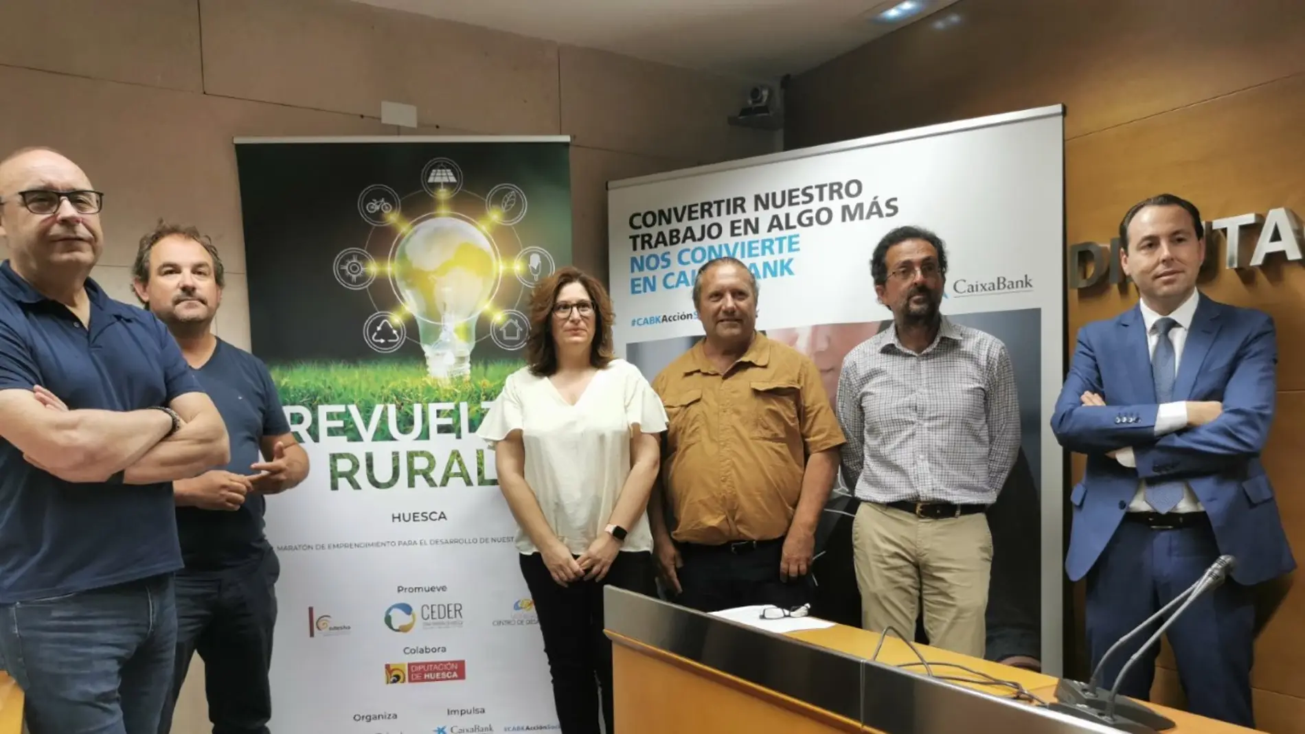 Presentación del proyecto piloto Revuelta Rural que se celebrará en Sariñena