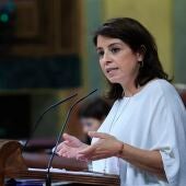 Adriana Lastra en su intervención en el Congreso de los Diputados