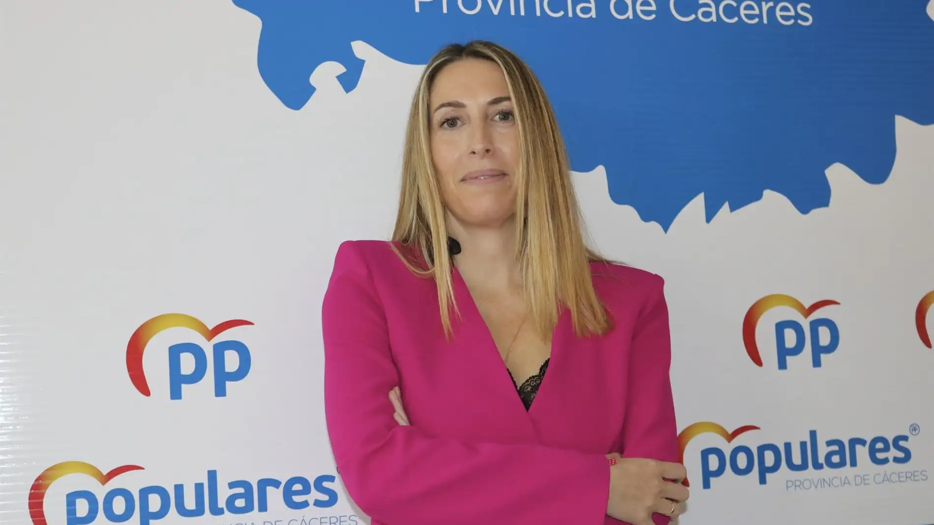 María Guardiola, portavoz del PP en la provincia de Cáceres
