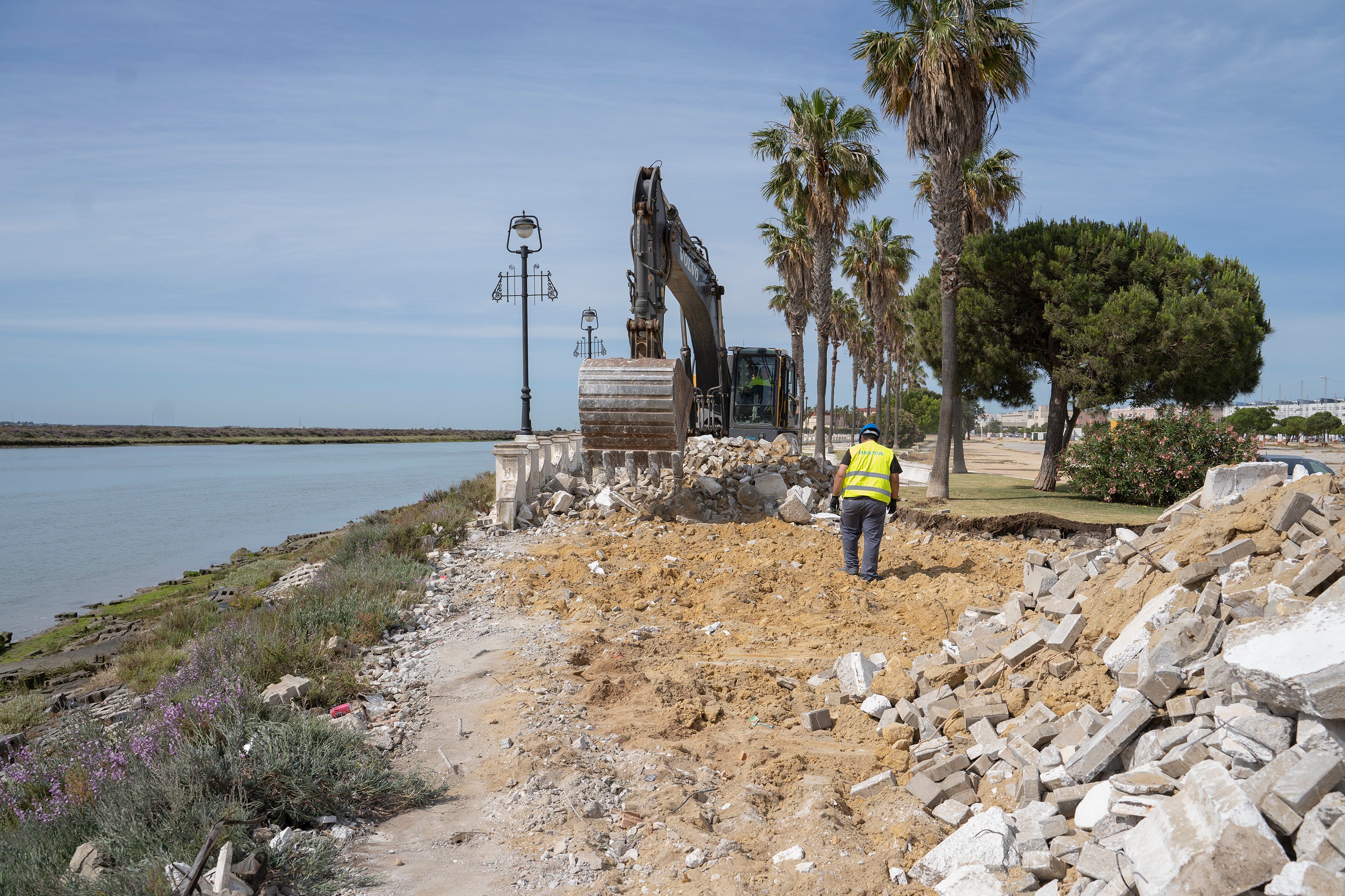 Las obras del Parque de la Magdalena continúan a buen ritmo Las obras del Parque de la Magdalena continúan a buen ritmo