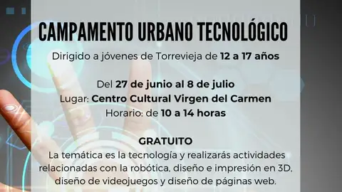 Juventud Torrevieja abre inscripción del campamento urbano tecnológico para adolescentes       