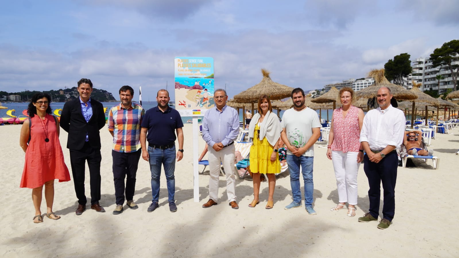 Santa Ponça, la Romana-Peguera y es Carregador-Palmanova se convierten en 'Playas sin Humo' Santa Ponça, la Romana-Peguera y es Carregador-Palmanova se convierten en 'Playas sin Humo'
