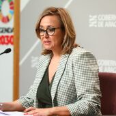 Mayte Pérez, consejera de Presidencia y Relaciones Institucionales del Gobierno de Aragón