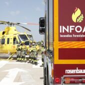 Imagen de archivo de Infoar, el operativo contra incendios forestales de Aragón