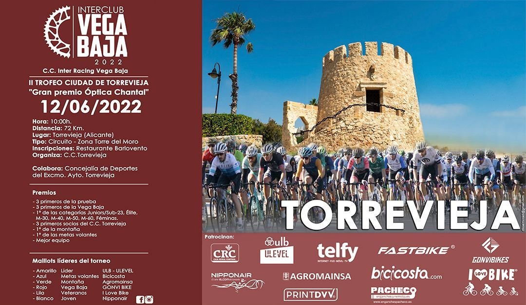 El domingo día 12 se celebra el II Trofeo Ciudad de Torrevieja "Óptica Chantal" de ciclismo El domingo día 12 se celebra el II Trofeo Ciudad de Torrevieja "Óptica Chantal" de ciclismo
