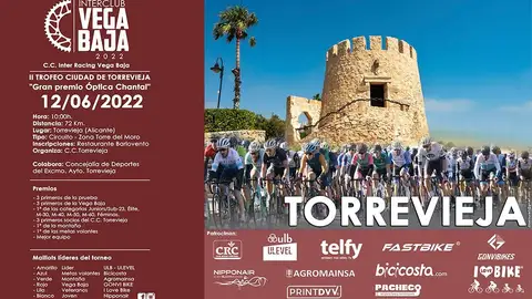El domingo día 12 se celebra el II Trofeo Ciudad de Torrevieja "Óptica Chantal" de ciclismo ciclismo