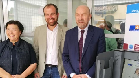 Iv&aacute;n Allende y Juan Cofi&ntilde;o durante la presentaci&oacute;n