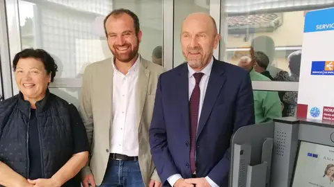 Iván Allende y Juan Cofiño durante la presentación Iván Allende y Juan Cofiño durante la presentación