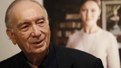 Fernando M&eacute;ndez Leite, presidente de la Academia de Cine, presenta una exposici&oacute;n fotogr&aacute;fica sobre Marisol