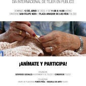 El Consorcio de Toledo organiza una quedada para tejer en comunidad este domingo en San Felipe Neri