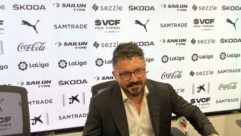 Gennaro Gattuso en su presentaci&oacute;n
