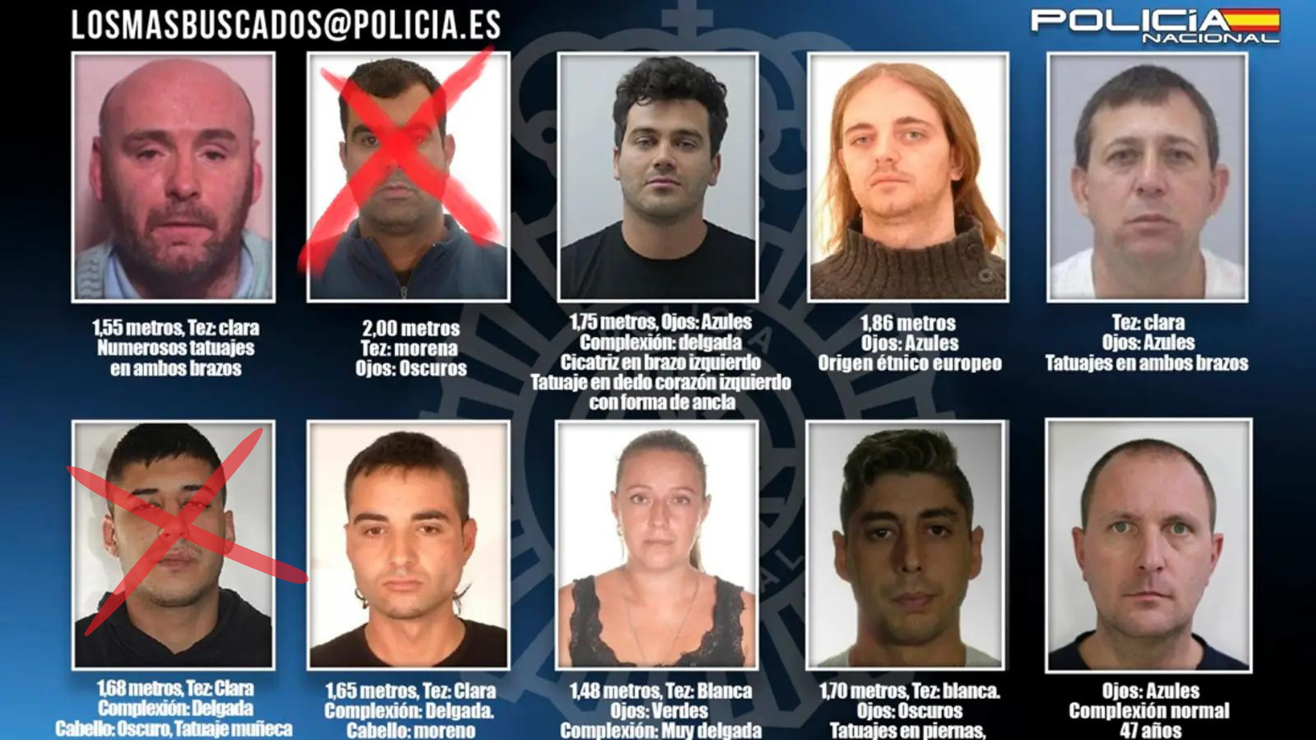 Dejan en libertad al segundo fugitivo de la lista de los más buscados de España, detenido el pasado miércoles Dejan en libertad al segundo fugitivo de la lista de los más buscados de España, detenido el pasado miércoles