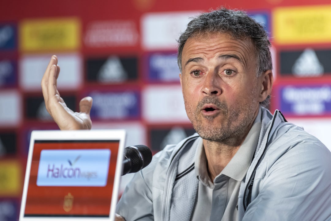 Luis Enrique: "Eric es un jugador espectacular" Luis Enrique: "Eric es un jugador espectacular"
