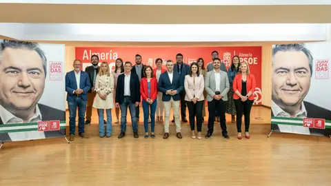 La lista electoral del PSOE para el 19-J en Almería
