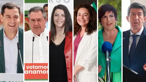 ¿Quién es quién en las elecciones de Andalucía? Así son los candidatos para el 19J