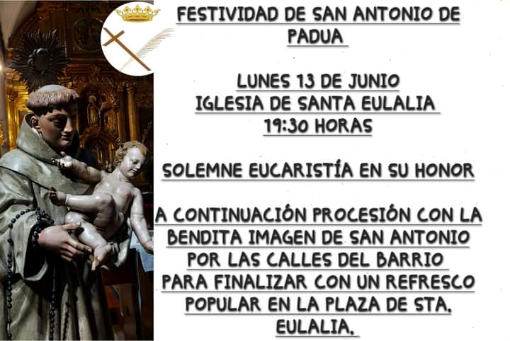 Actos por la festividad de San Antonio de Padua Actos por la festividad de San Antonio de Padua