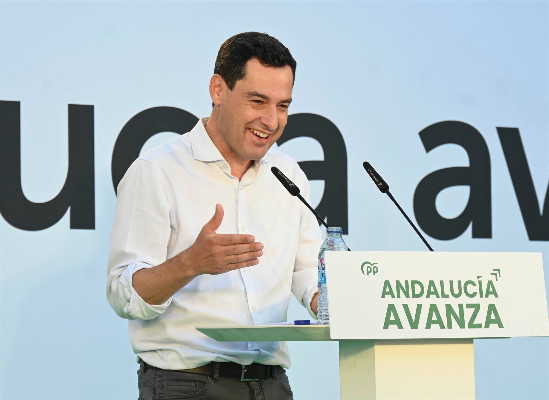Juanma Moreno Bonilla, candidato del Partido Popular. Juanma Moreno Bonilla, candidato del Partido Popular.