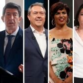 Candidatos a la presidencia de la Junta de Andalucía