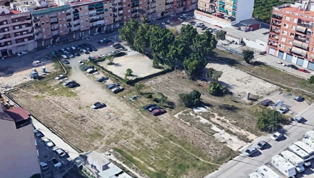 Solar donde se construirá el parque