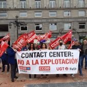 Huelga en los 'call center' que dan trabajo a 3.500 personas en Asturias