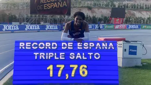 Jordan Díaz destroza el récord de España de triple salto