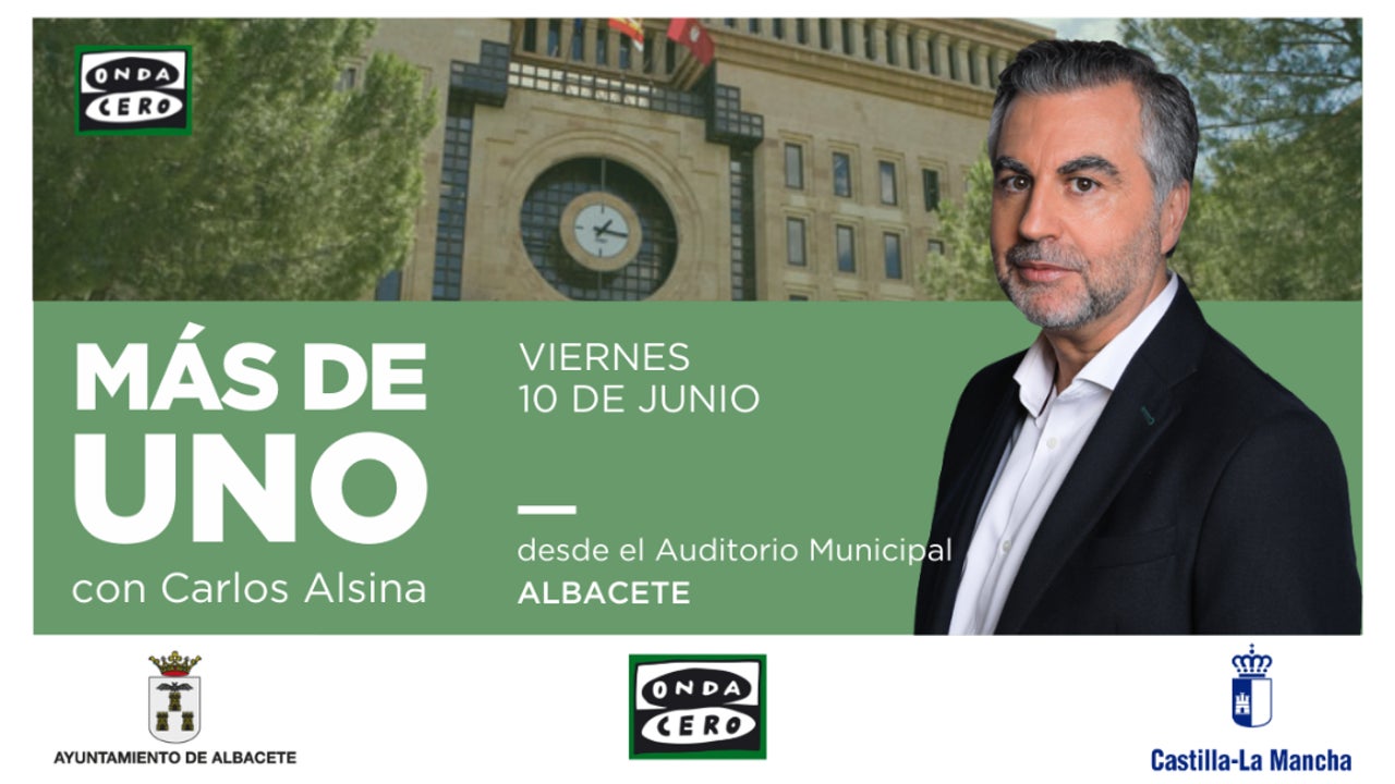 Carlos Alsina realizó su monólogo el 10 de junio desde Albacete Onda
