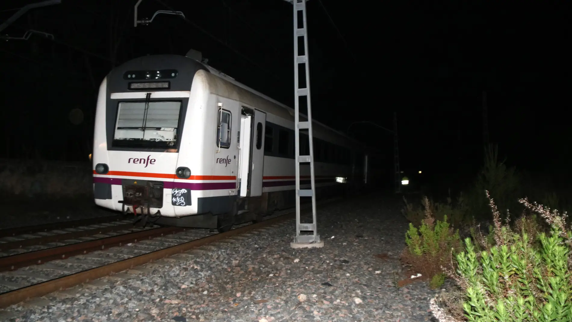 Tren accidentat a Vila-seca
