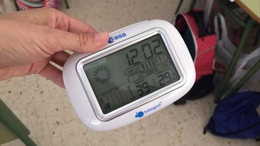 El infierno de ir a clase con 35º en el aula El infierno de ir a clase con 35º en el aula