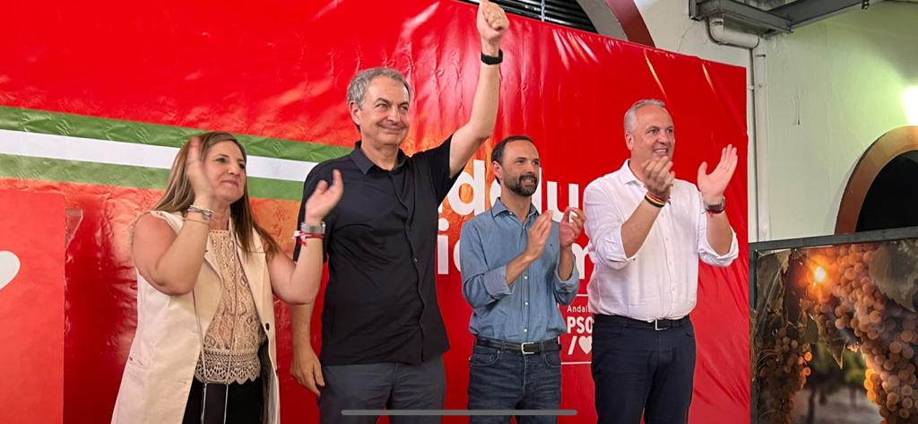 Elecciones Andalucía: El ex presidente Zapatero defiende en Sanlúcar las políticas sociales "de progreso" del PSOE Elecciones Andalucía: El ex presidente Zapatero defiende en Sanlúcar las políticas sociales "de progreso" del PSOE