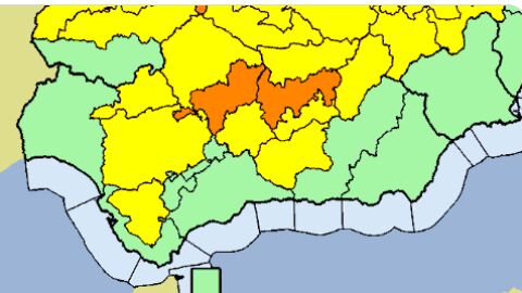 Aviso naranja en el Valle del Guadalquivir