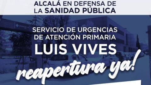 La Plataforma de Sanidad de Alcal&aacute; convoca una nueva concentraci&oacute;n reclamando m&aacute;s personal en Atenci&oacute;n Primaria, la apertura de los SUAP y un hospital de media y larga estancia en el antiguo ambulatorio de El Val