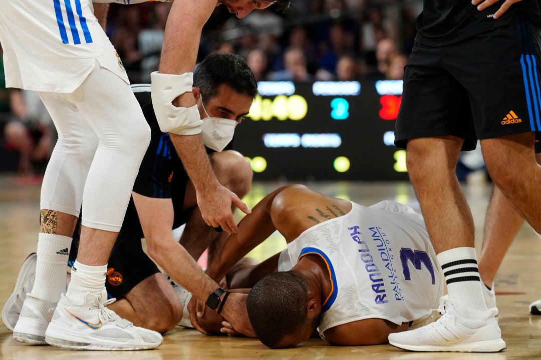El madridista Randolph se despide de la Final ACB El madridista Randolph se despide de la Final ACB