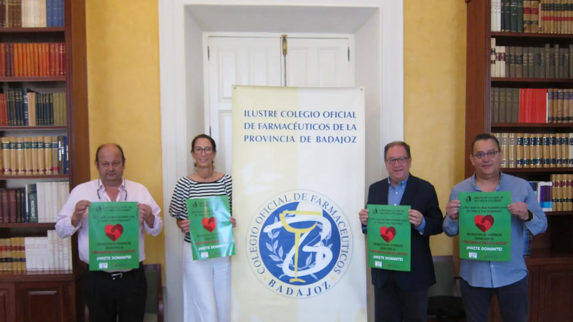 Una campaña difundirá en las farmacias de la provincia de Badajoz la importancia de la donación de órganos