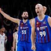 El Barcelona iguala la final de la ACB con un ajustado triunfo ante el Real Madrid