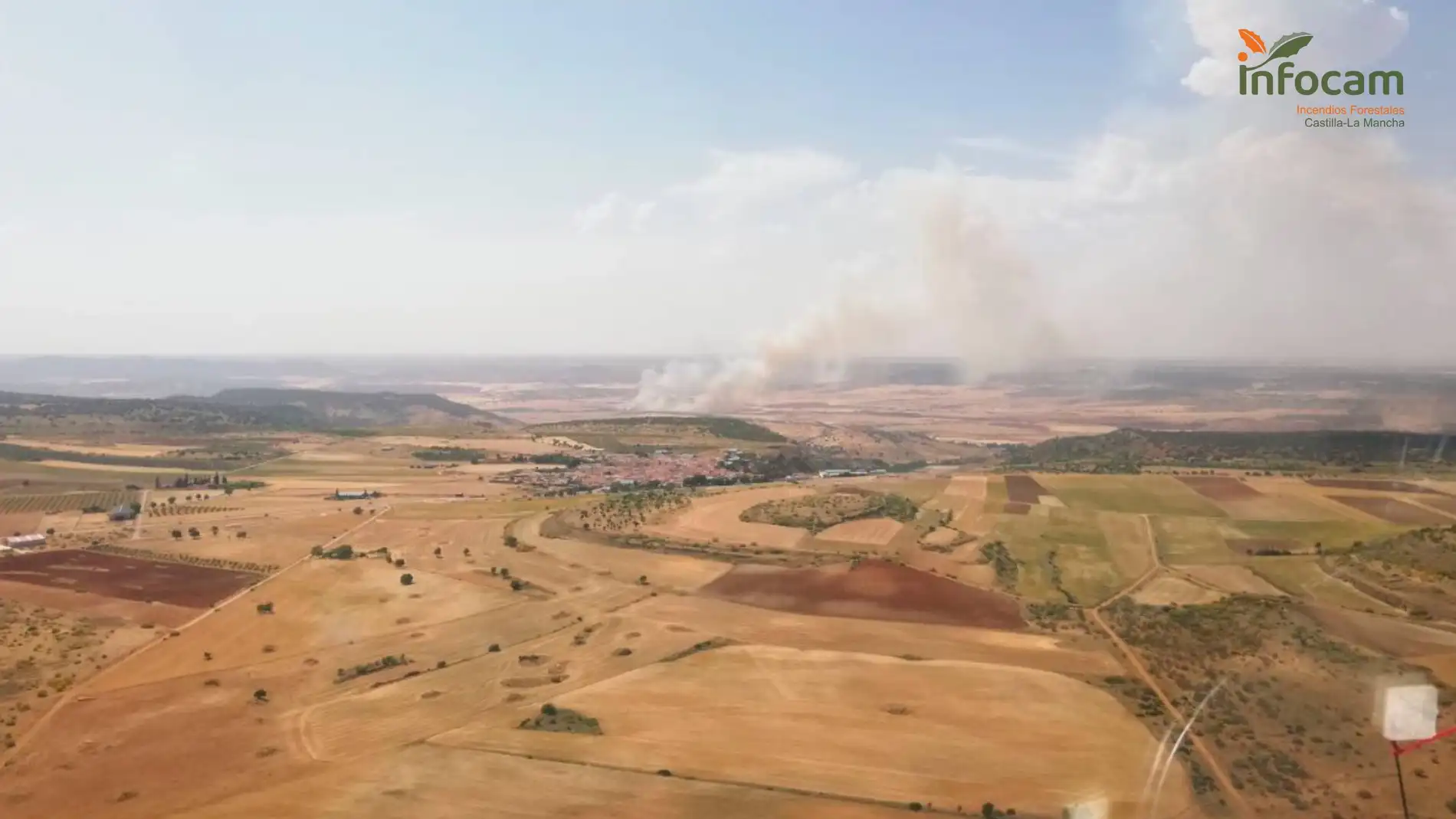 Controlado el incendio agrícola en Alcaraz