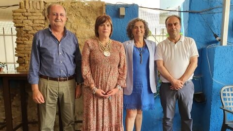 Jurado de los Premios Onda Cero Cartagena con el director de la emisora