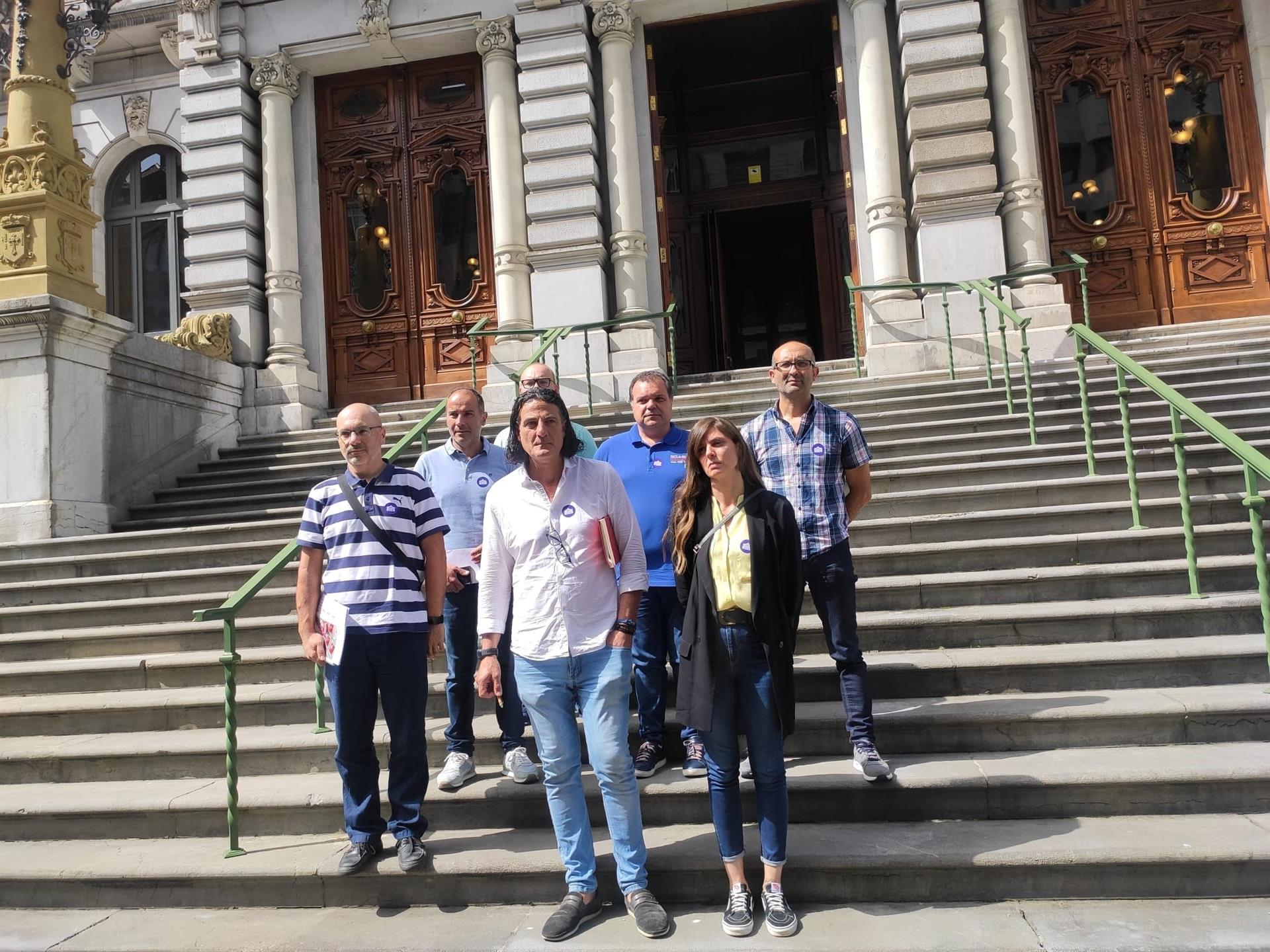 Las fuerzas sindicales piden futuro para la planta de Saint Gobain en Avilés Las fuerzas sindicales piden futuro para la planta de Saint Gobain en Avilés