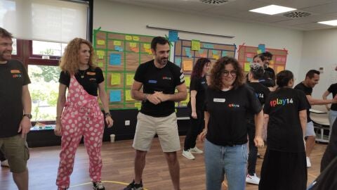 Ejercicio durante una formaci&oacute;n en Madrid