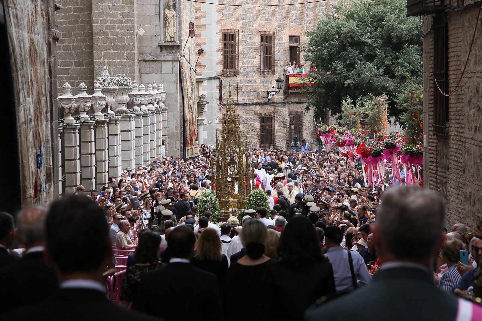 Corpus Christi Toledo: cortes de tráfico y autobuses Corpus Christi Toledo: cortes de tráfico y autobuses