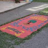 Alfombra Corpus Mondejar. (Guadalajara).