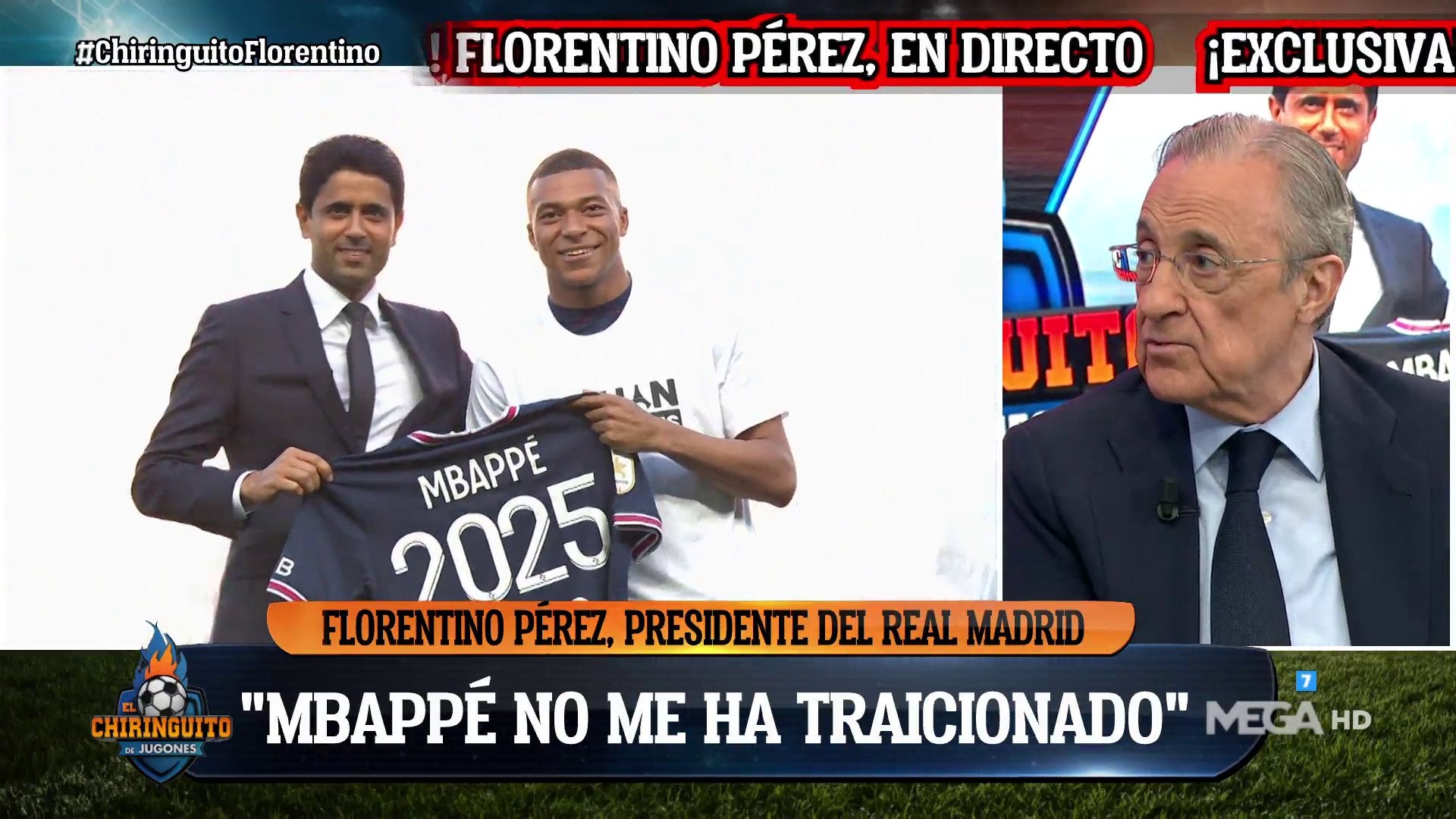 Florentino Pérez señala a Macron como decisivo para el frustrado fichaje de Mbappé Florentino Pérez señala a Macron como decisivo para el frustrado fichaje de Mbappé