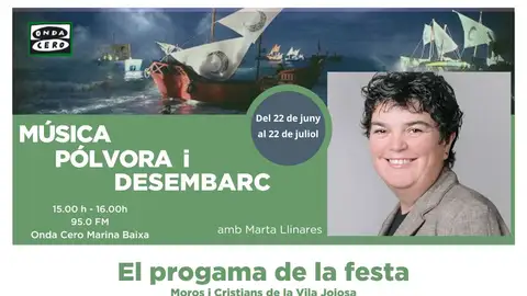 Vuelve &#39;Música, Pólvora i Desembarc&#39; el programa de Onda Cero Marina Baixa dedicado a las fiestas de Moros i Cristians de la Vila Joiosa