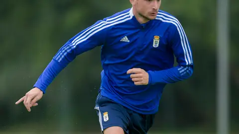 Borja Sánchez, jugador del Real Oviedo Borja Sánchez, jugador del Real Oviedo