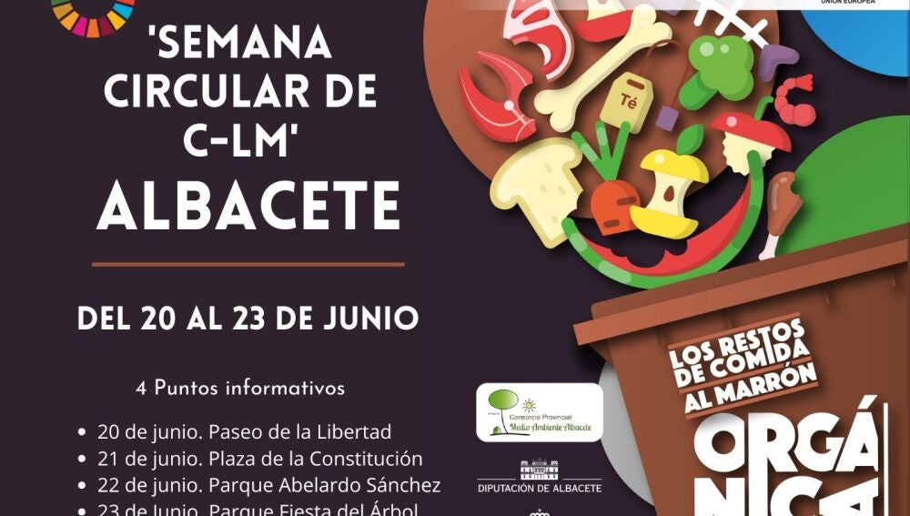 La ‘Semana Circular de C-LM’ llega a Albacete con 4 puntos del 20 al 23 de junio