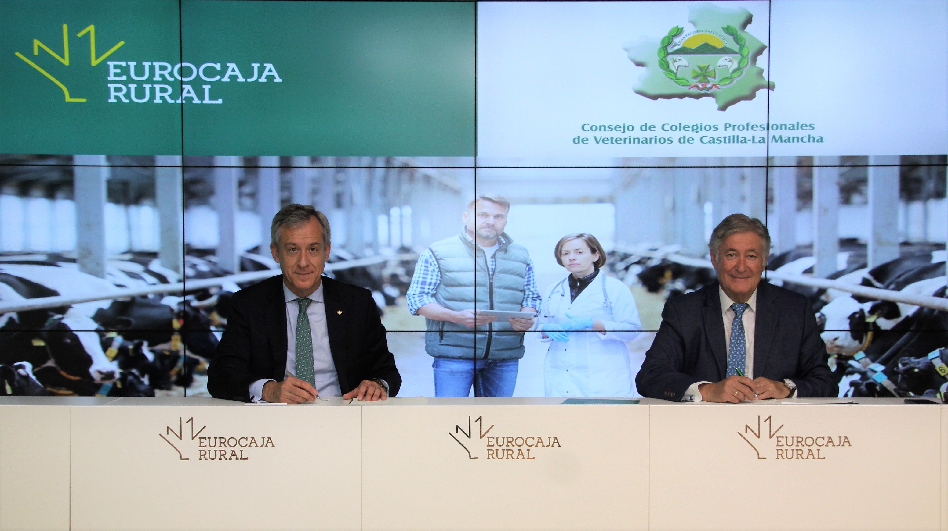 Eurocaja Rural suscribe un convenio financiero con los veterinarios de Castilla - La Mancha Eurocaja Rural suscribe un convenio financiero con los veterinarios de Castilla - La Mancha