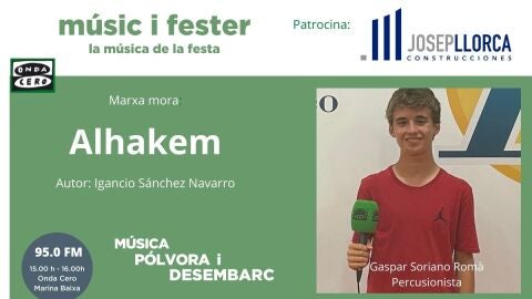 Gaspar Soriano Rom&agrave;, 'M&uacute;sic i fester'.